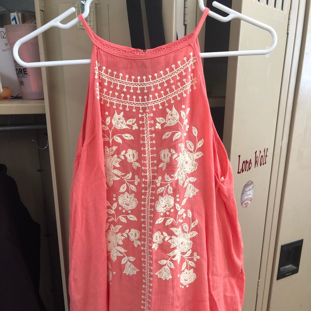 Spaghetti strap boho top